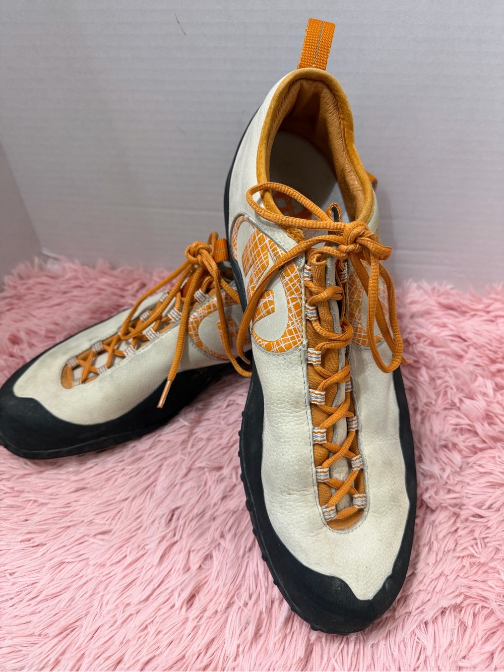 Merrell Women Sprint Rocker Orange Beige Lace-Up Hybrid Athletic Sneakers Sz 13
